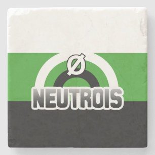 NEUTROIS PRIDE RAINBOW STONE COASTER