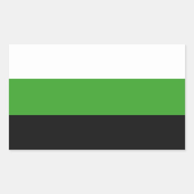 Neutrois Pride Rectangular Sticker (Front)