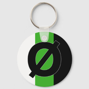 Neutrois symbol keychain
