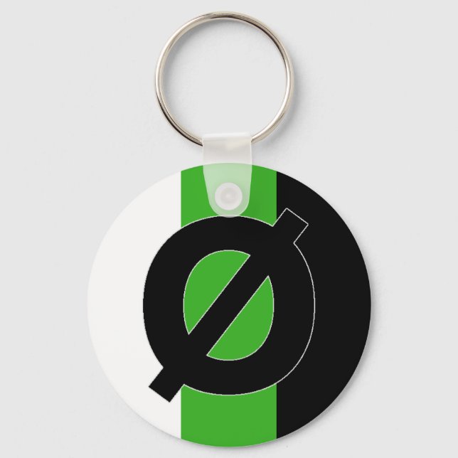 Neutrois symbol keychain (Front)