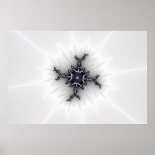 Neutron Star - Fractal Art Poster