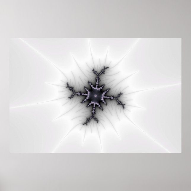 Neutron Star - Fractal Art Poster (Front)
