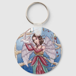 Neva - Christmas Angel Keychain