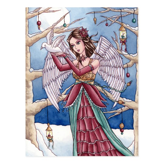 Neva - Christmas Angel Postcard