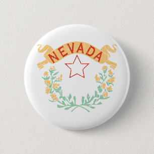 Nevada 6 Cm Round Badge