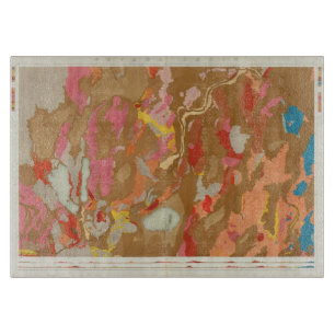Nevada Basin Geological Cutting Board