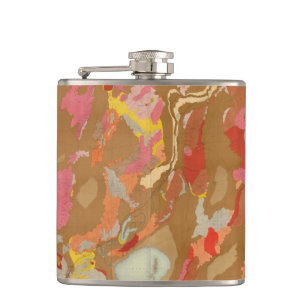 Nevada Basin Geological Hip Flask