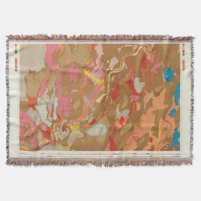 Nevada Basin Geological Throw Blanket (Front)