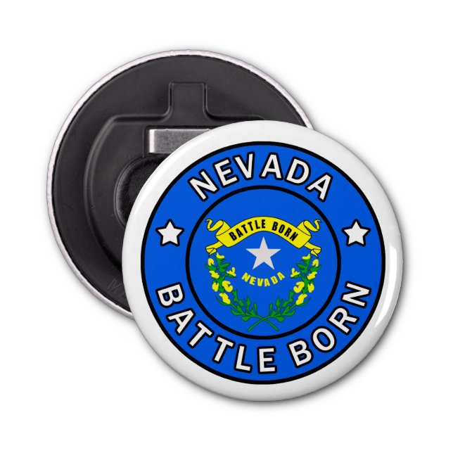 Nevada Battle Born Bottle Opener (Front)
