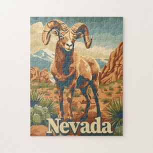 Nevada Bighorn Sheep Jigsaw Puzzle