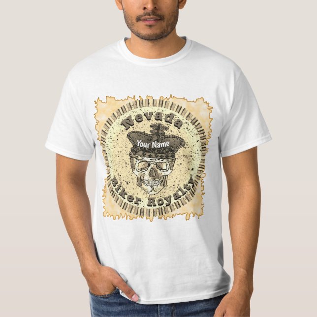 Nevada Biker  T-Shirt (Front)