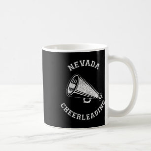Nevada Cheer Distressed Retro 90's Cheerleader Coffee Mug