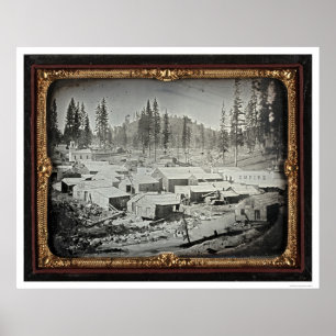Nevada City, 1852 by Joseph Blaney Starkweather Poster