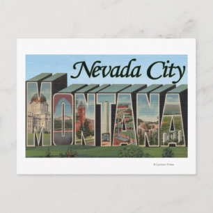Nevada City, Montana Postcard