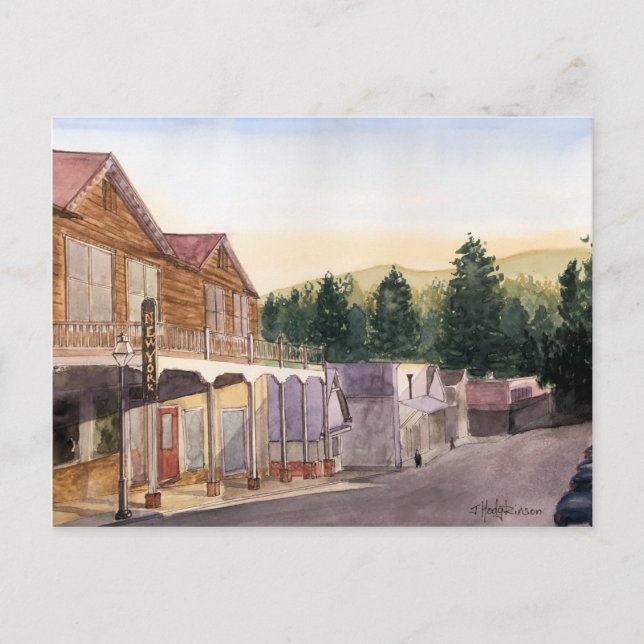 NEVADA CITY POST CARD (Front)