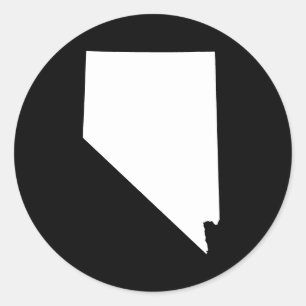 Nevada Classic Round Sticker