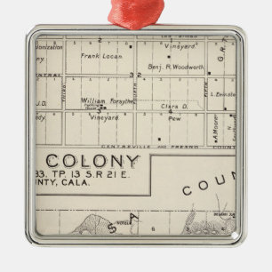 Nevada Colony Metal Tree Decoration