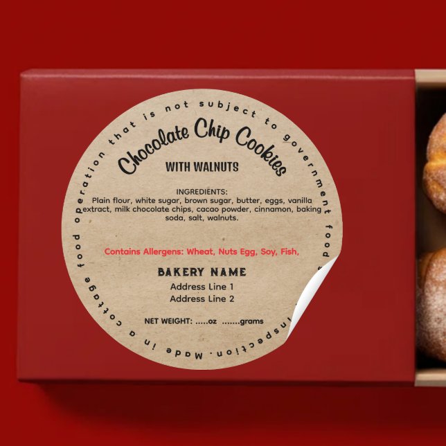 Nevada Cottage Law Food label sticker (Creator Uploaded)