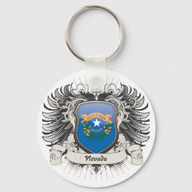 Nevada Crest Key Ring (Front)