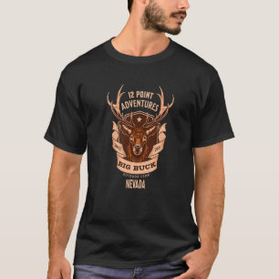 Nevada Deer Hunting  For Men T-Shirt