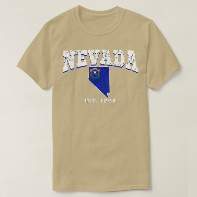 Nevada est  T-Shirt (Design Front)
