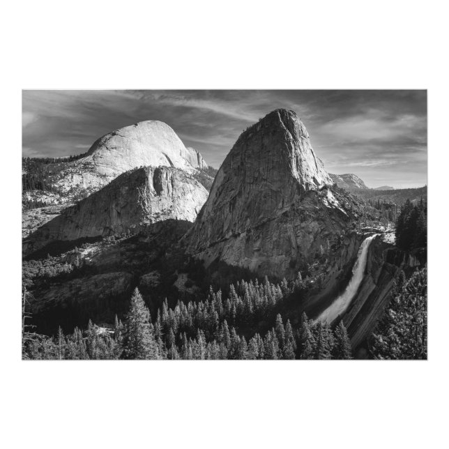 Nevada Fall of Yosemite National Park Photo Print (Front)