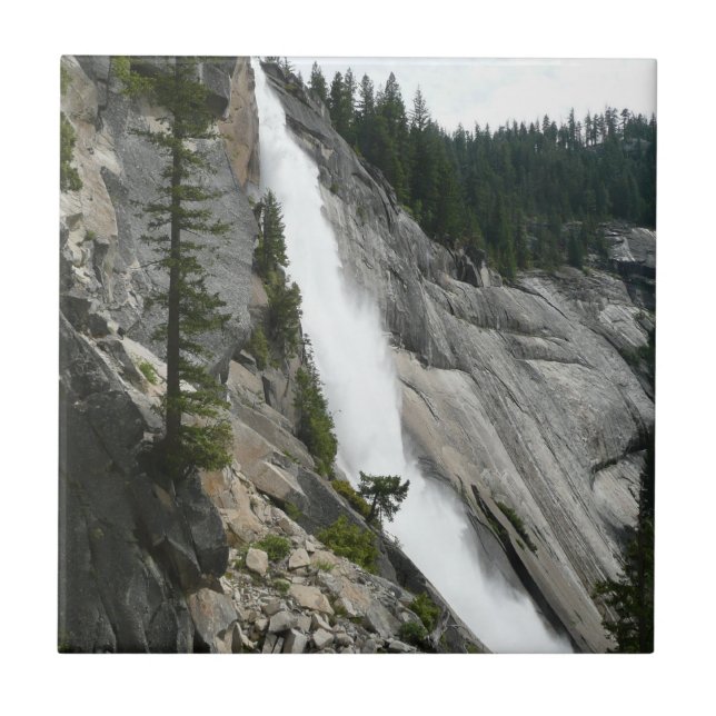 Nevada Falls at Yosemite National Park Tile (Front)