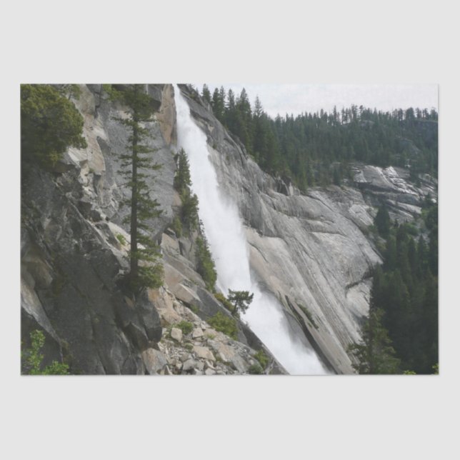 Nevada Falls at Yosemite National Park Tissue Paper (Front)