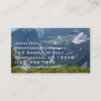 Nevada Falls from the Panorama Trail Business Card