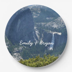 Nevada Falls from the Panorama Trail Yosemite Paper Plate