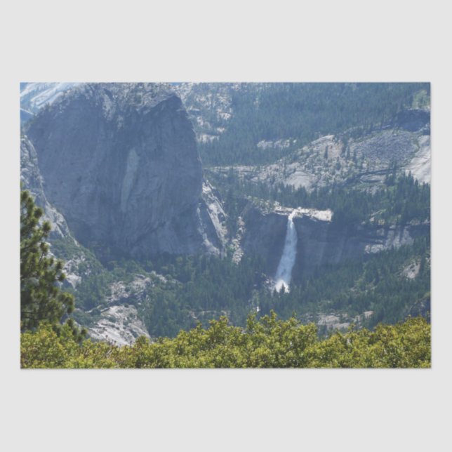 Nevada Falls from the Panorama Trail Yosemite Tissue Paper (Front)