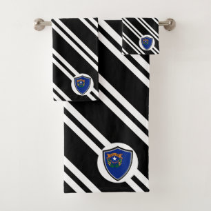 Nevada flag bath towel set