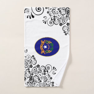 Nevada flag hand towel