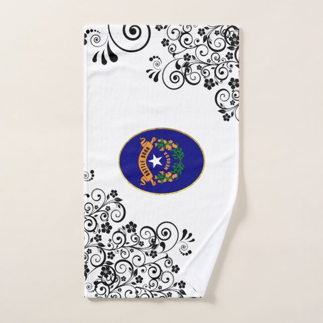 Nevada flag hand towel (Hand Towel)