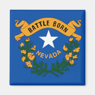 Nevada Flag Magnet