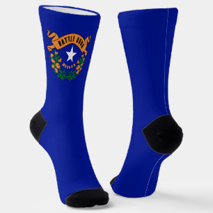 Nevada flag socks