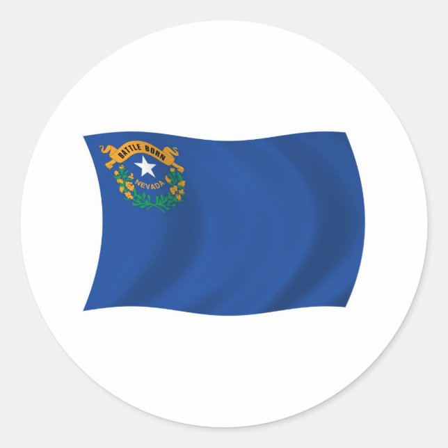 Nevada Flag Sticker (Front)