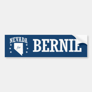 NEVADA FOR BERNIE SANDERS BUMPER STICKER