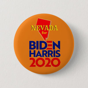 Nevada for Biden Harris 2020 6 Cm Round Badge