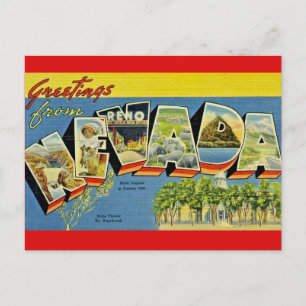 Nevada Greeting Postcard