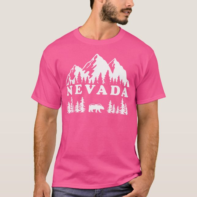 Nevada Hiking Mountains T-Shirt (Front)
