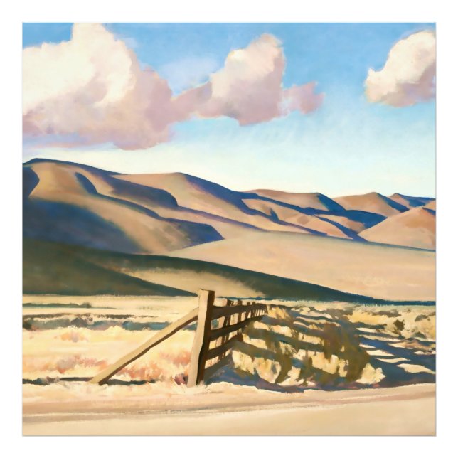 “Nevada Hills” by Maynard Dixon Photo Print (Front)