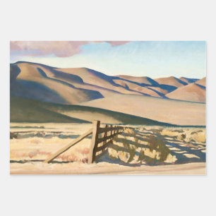 “Nevada Hills” by Maynard Dixon Wrapping Paper Sheet