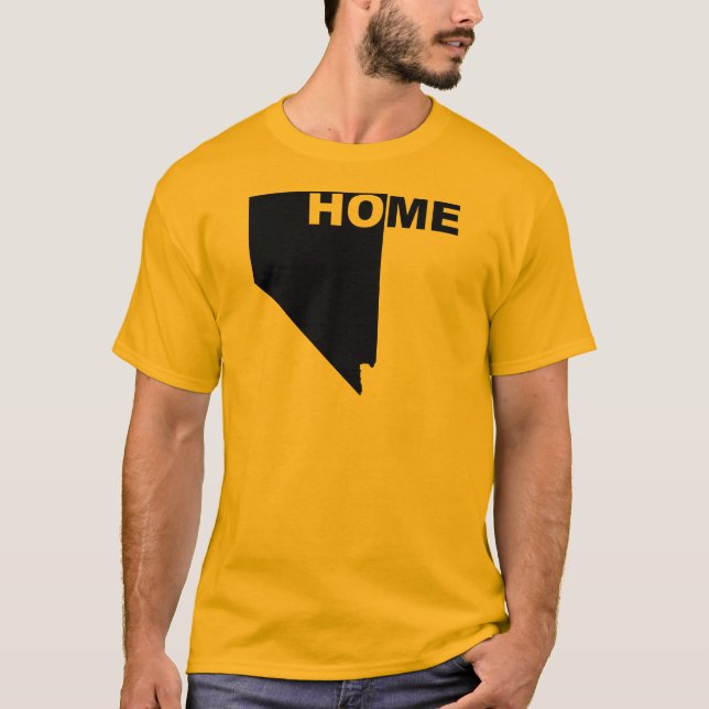 Nevada Home Away From State T-Shirt Tees (Front)