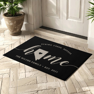 Nevada Home State Personalised Doormat