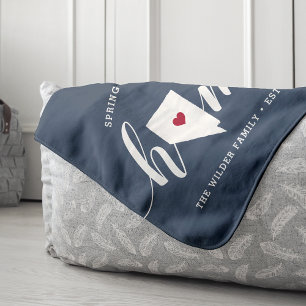 Nevada Home State Personalised Sherpa Blanket
