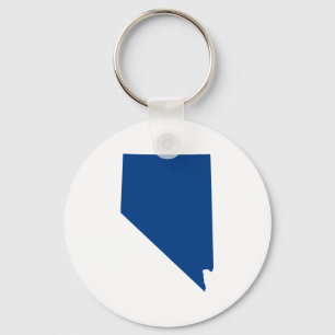 Nevada in Blue Key Ring