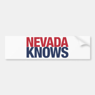 Nevada Knows Bumper Sticker