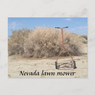 Nevada Lawn Mower Postcard
