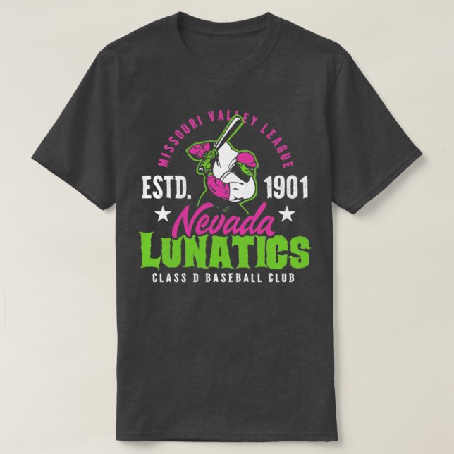 Nevada Lunatics T-Shirt (Design Front)
